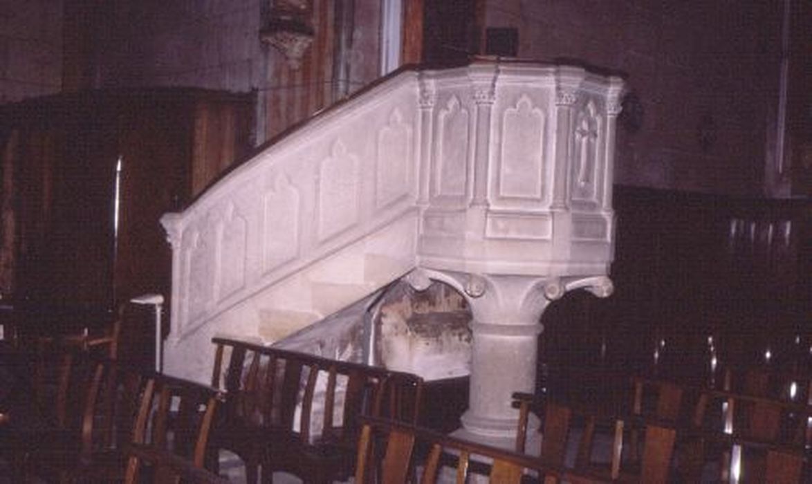 chaire à prêcher - © Ministère de la Culture (France), Conservation des antiquités et des objets d’art de l'Ariège – Tous droits réservés