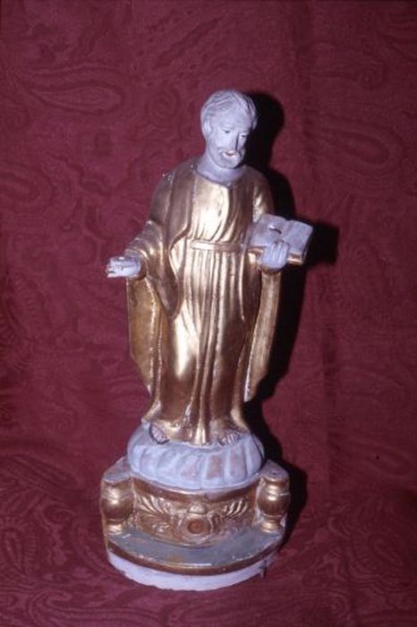 statue (statuette) : Saint Joseph - © Ministère de la Culture (France), Conservation des antiquités et des objets d’art de l'Ariège – Tous droits réservés