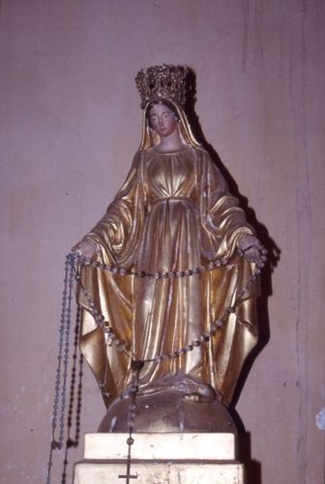 statue (statuette) : Vierge de la médaille miraculeuse - © Ministère de la Culture (France), Conservation des antiquités et des objets d’art de l'Ariège – Tous droits réservés