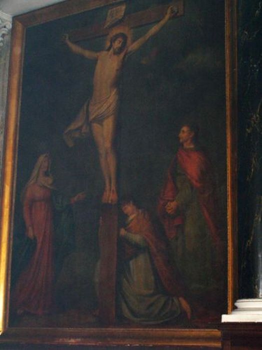tableau : Crucifixion (la) - © Ministère de la Culture (France), Conservation des antiquités et des objets d’art de l'Ariège – Tous droits réservés 