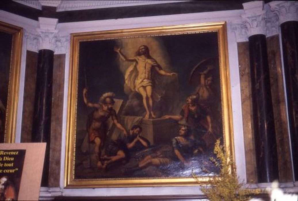tableau : Résurrection (la) - © Ministère de la Culture (France), Conservation des antiquités et des objets d’art de l'Ariège – Tous droits réservés