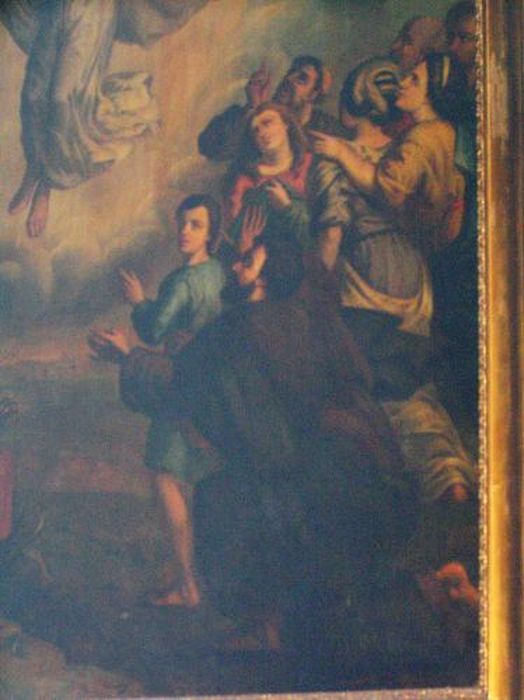 tableau : Ascension (l’), détail - © Ministère de la Culture (France), Conservation des antiquités et des objets d’art de l'Ariège – Tous droits réservés 