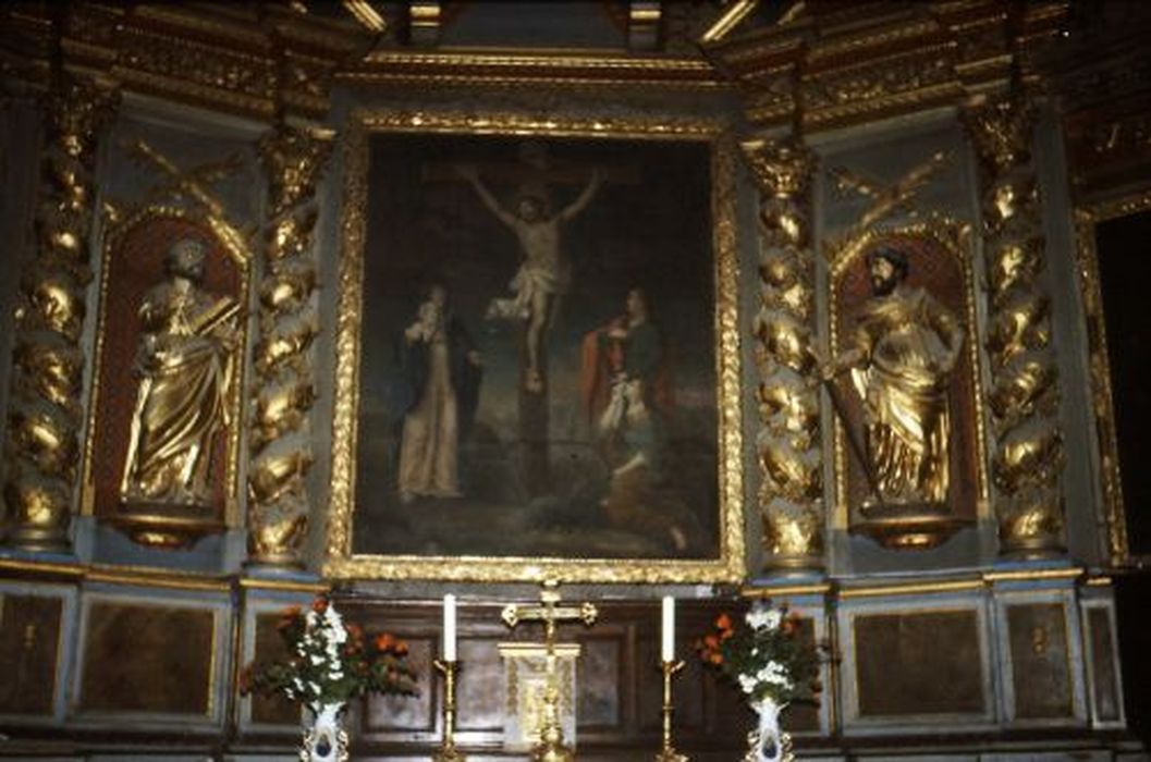 retable du maître-autel, tableau : Crucifixion (la)