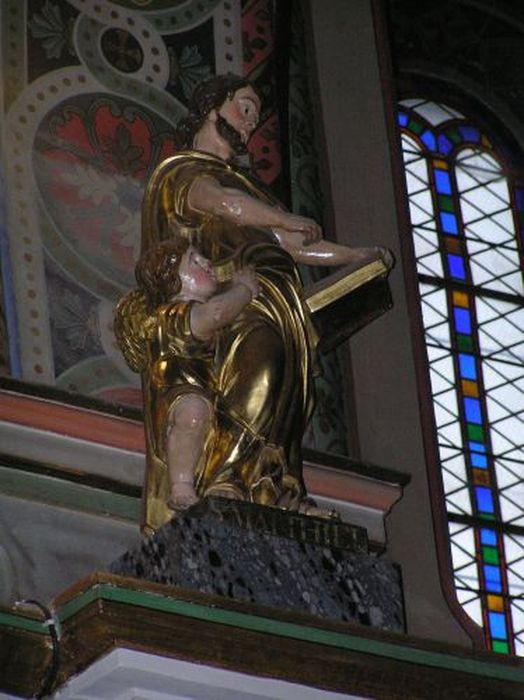 statue : Saint Matthieu et l’ange