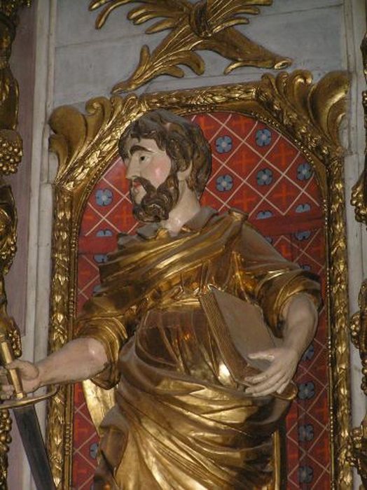 statue : Saint Paul, vue partielle