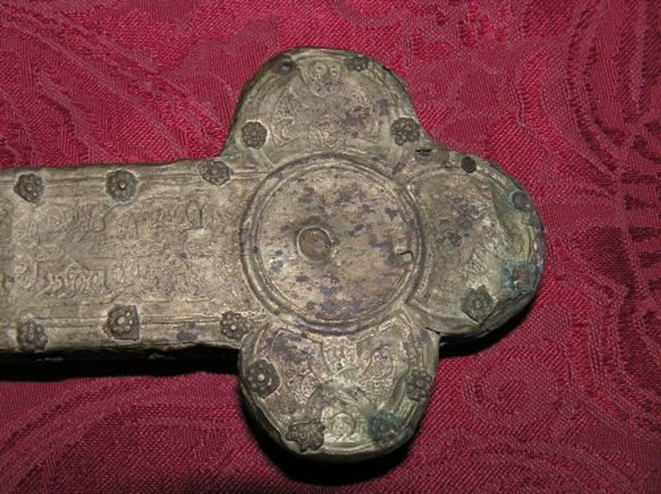 croix de procession, détail