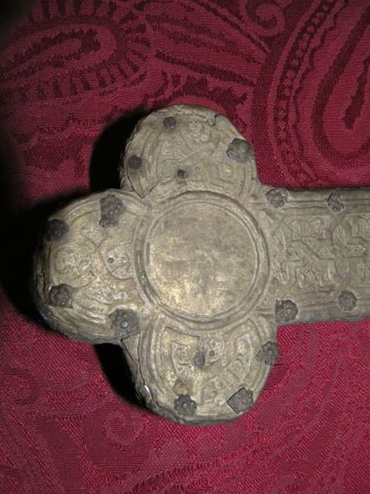 croix de procession, détail