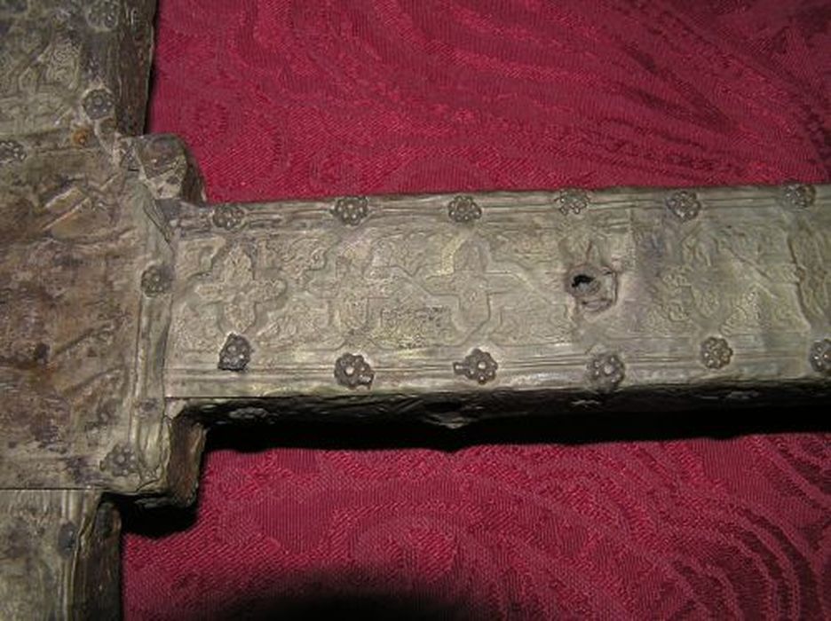 croix de procession, détail