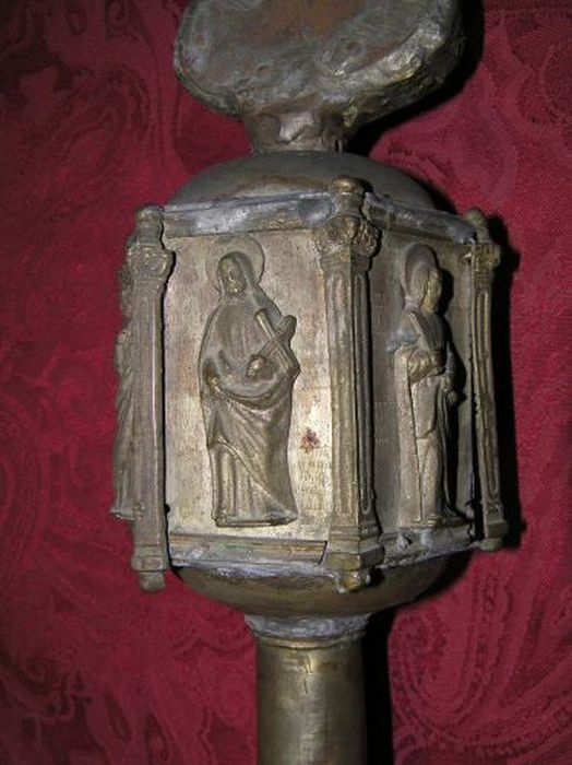 croix de procession, détail
