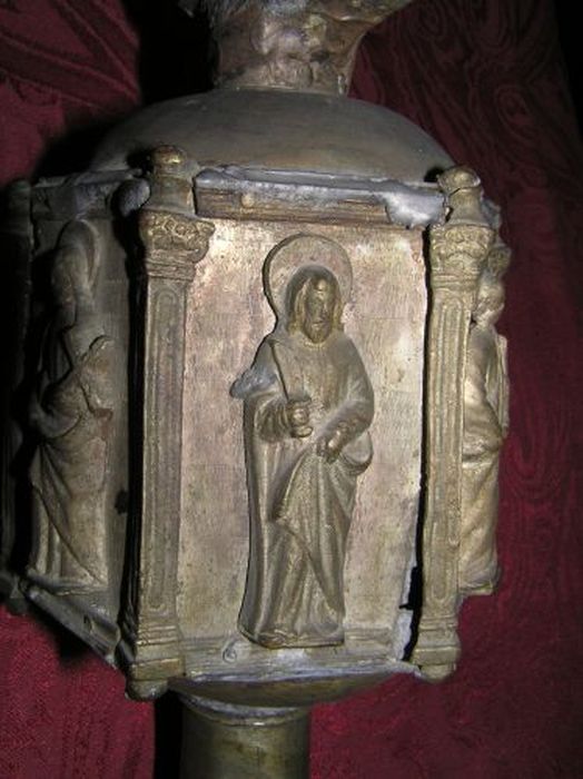 croix de procession, détail