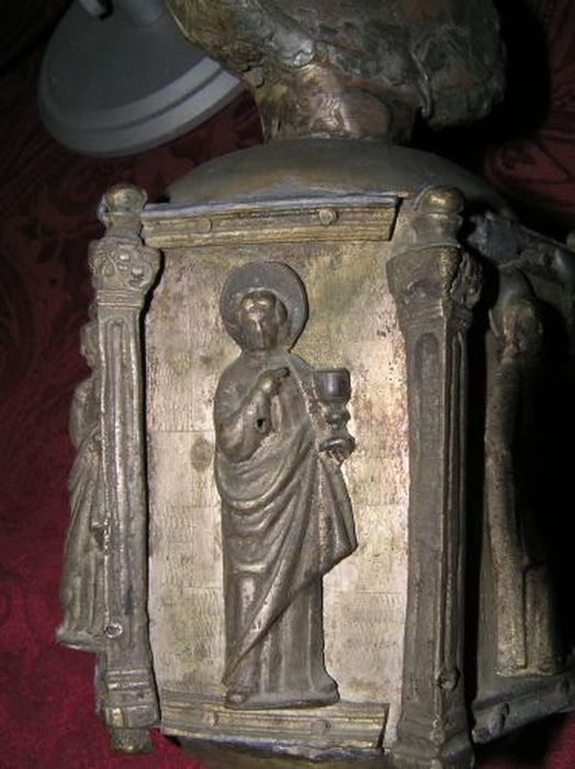 croix de procession, détail