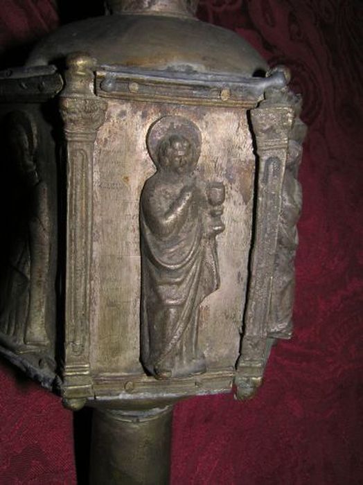 croix de procession, détail