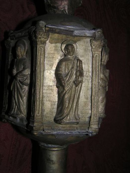 Croix de procession, détail