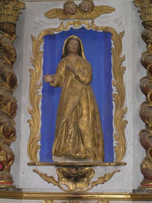 statue (statuette) : Vierge de l’Annonciation