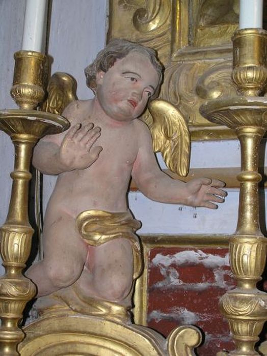 tabernacle du maître-autel, détail d’un ange adorateur