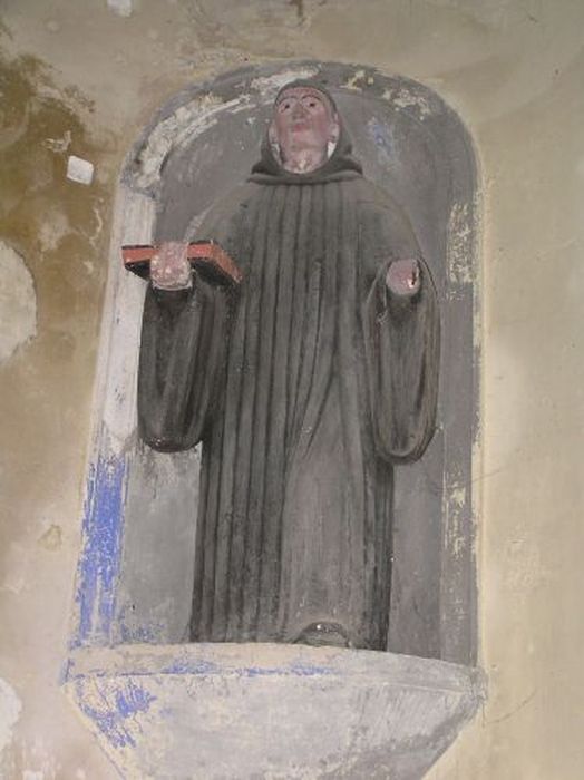 Statue : Saint moine bénédictin