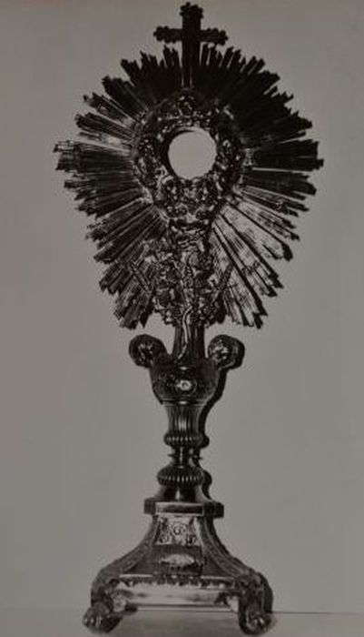 ostensoir - © Ministère de la Culture (France), Conservation des antiquités et des objets d’art de l'Ariège – Tous droits réservés