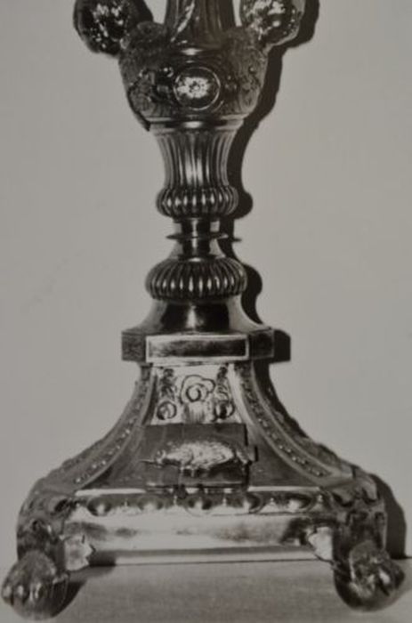 ostensoir, détail - © Ministère de la Culture (France), Conservation des antiquités et des objets d’art de l'Ariège – Tous droits réservés 