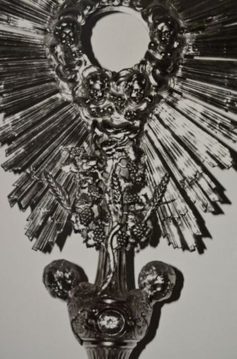 ostensoir, détail - © Ministère de la Culture (France), Conservation des antiquités et des objets d’art de l'Ariège – Tous droits réservés 