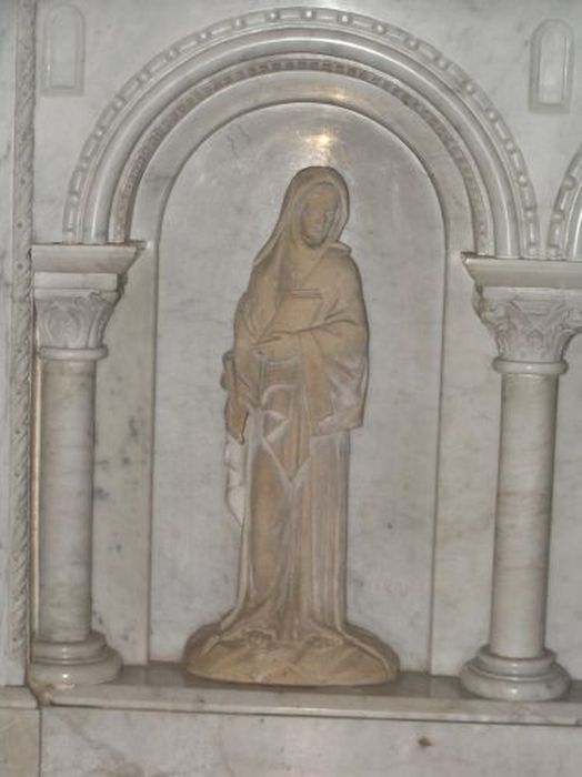 autel de la chapelle de la Vierge, détail