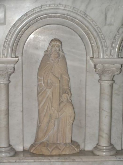 autel de la chapelle de la Vierge, détail