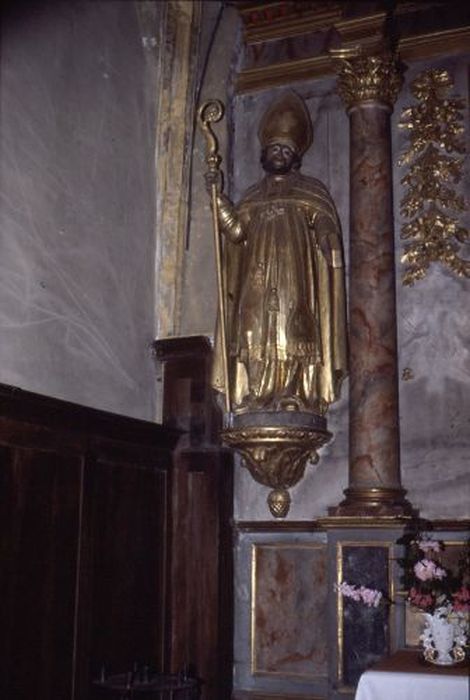 statue : Saint Eloi - © Ministère de la Culture (France), Conservation des antiquités et des objets d’art de l'Ariège – Tous droits réservés 