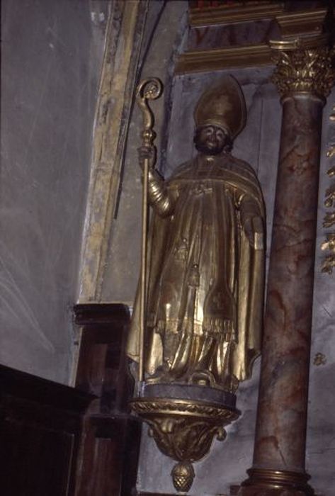 statue : Saint Eloi - © Ministère de la Culture (France), Conservation des antiquités et des objets d’art de l'Ariège – Tous droits réservés 