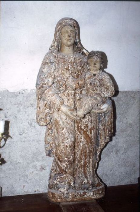 statue : Vierge à l'Enfant - © Ministère de la Culture (France), Conservation des antiquités et des objets d’art de l'Ariège – Tous droits réservés 