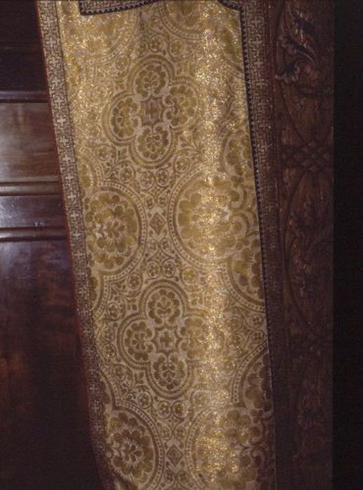 chasuble (ornement doré), détail