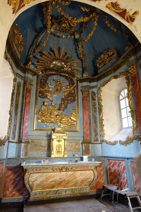 maître-autel, baldaquin - © Ministère de la Culture (France), Conservation des antiquités et des objets d’art de l'Ariège – Tous droits réservés