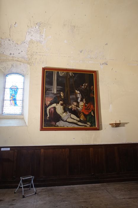 tableau : Descente de Croix - © Ministère de la Culture (France), Conservation des antiquités et des objets d’art de l'Ariège – Tous droits réservés 