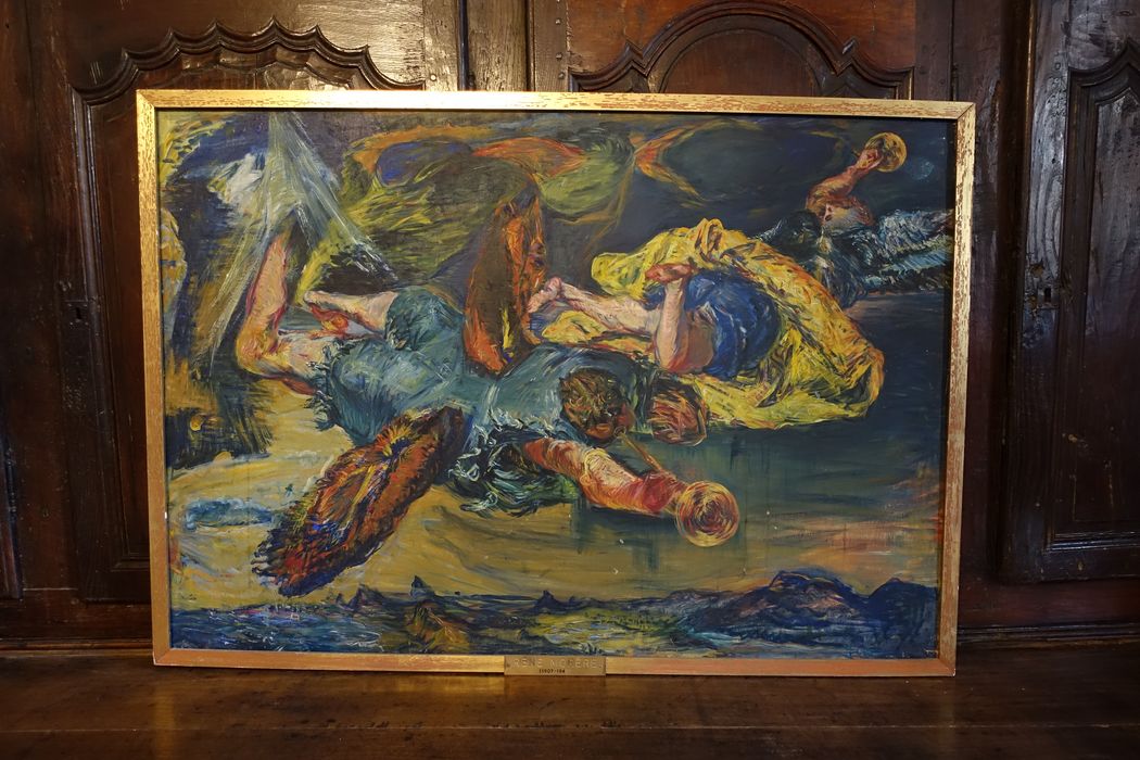 tableau : Anges de l’Apocalypse - © Ministère de la Culture (France), Conservation des antiquités et des objets d’art de l'Ariège – Tous droits réservés