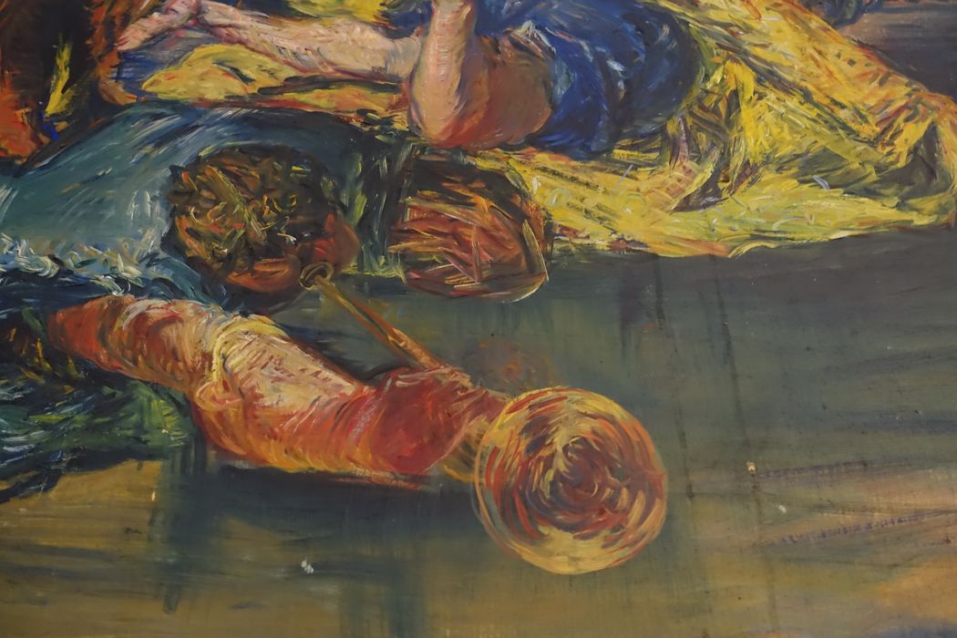 tableau : Anges de l’Apocalypse, détail - © Ministère de la Culture (France), Conservation des antiquités et des objets d’art de l'Ariège – Tous droits réservés 