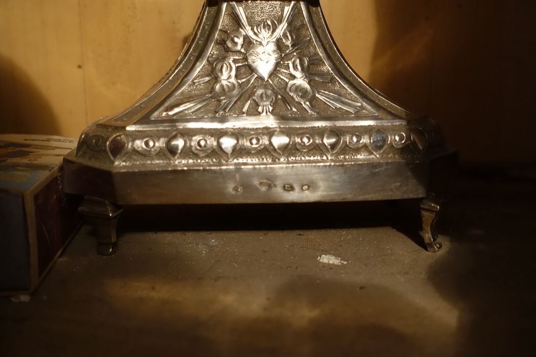 ostensoir, détail des poinçons