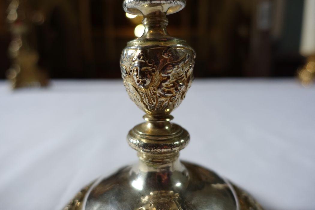 ciboire style Louis XIII, détail