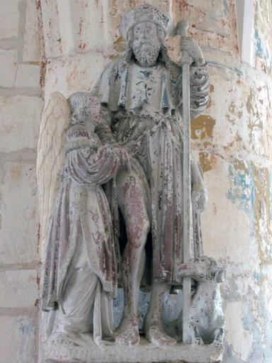 Statue : Saint Roch, vue générale