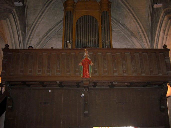 Tribune d'orgue, vue générale