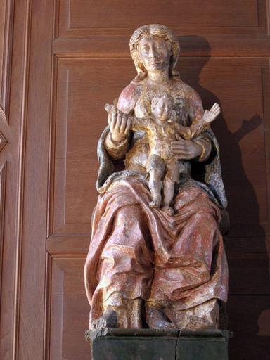 Statue : Vierge à l'Enfant, vue générale