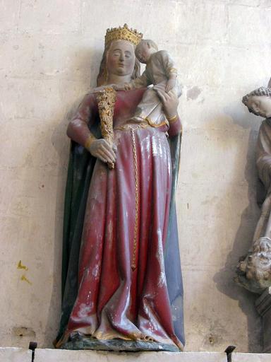 Statue : Vierge à l'Enfant, vue générale