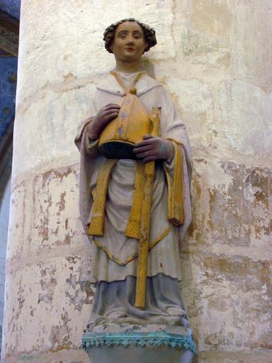 Statue : Saint abbé