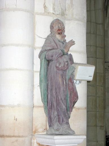 Statue : Saint Jean, vue générale - © Ministère de la Culture, 2003 ; © Conseil régional de Champagne-Ardenne, 2003 ; © Conseil général de l'Aube, 2003