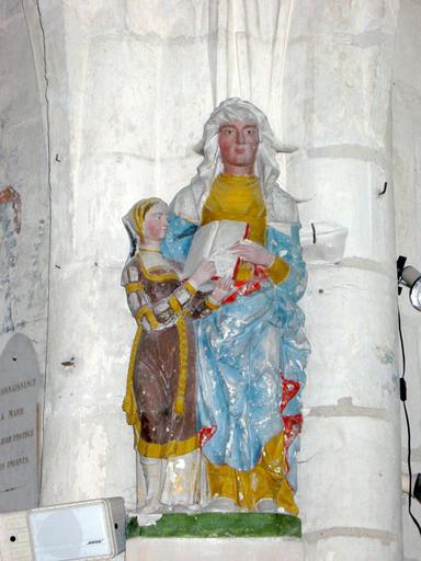 Groupe sculpté : Sainte Anne et la Vierge