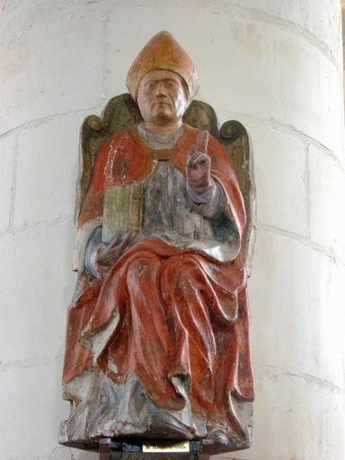 Statue : Saint Augustin, vue générale