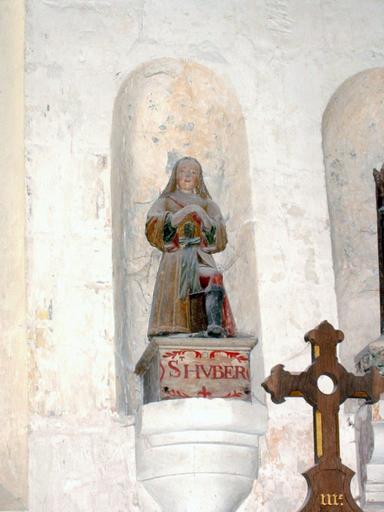 Statue : Saint Hubert agenouillé