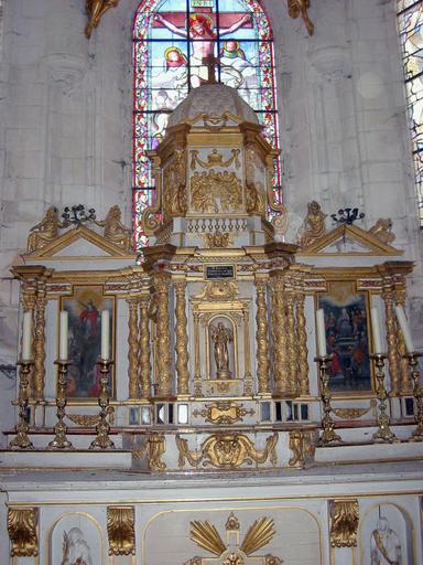 Tabernacle à panneaux peints