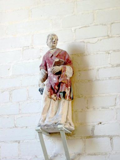 Statue : Saint Vincent, vue générale - © Ministère de la Culture, 2003 ; © Conseil régional de Champagne-Ardenne, 2003 ; © Conseil général de l'Aube, 2003