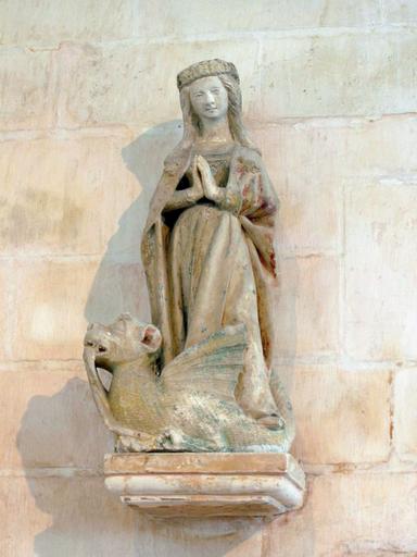 Statue : Sainte Marguerite, vue générale