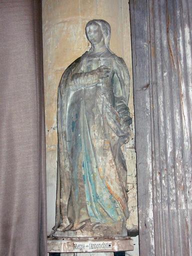 Statue : Vierge de l'Annonciation, vue générale