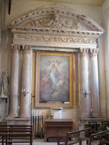 Retable de la chapelle de la Vierge