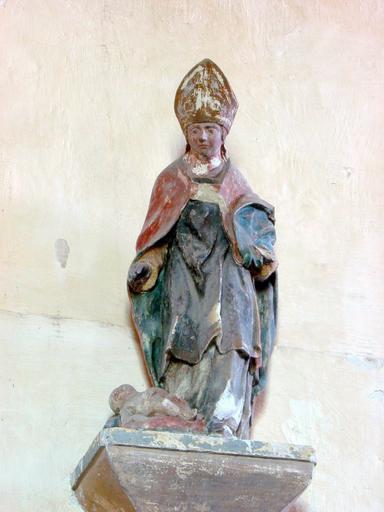 Statue : Saint Claude ou saint Lyé (?)